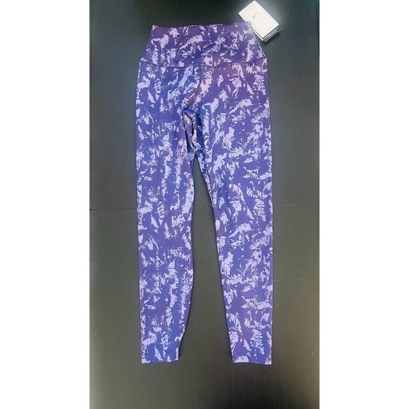 Nike one womens dri-fit size XS purple/gray ankle leggings - Picture 1 of 3
